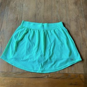 Lime green alo skort